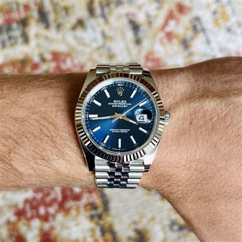 rolex datejust 41 blue retail price|Rolex Datejust 41 specifications.